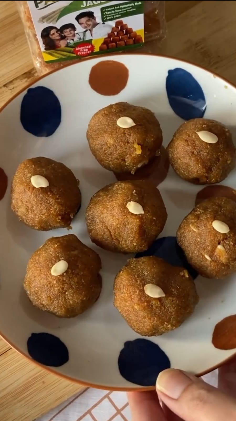 Motichoor Laddoo with Paawak Jaggery