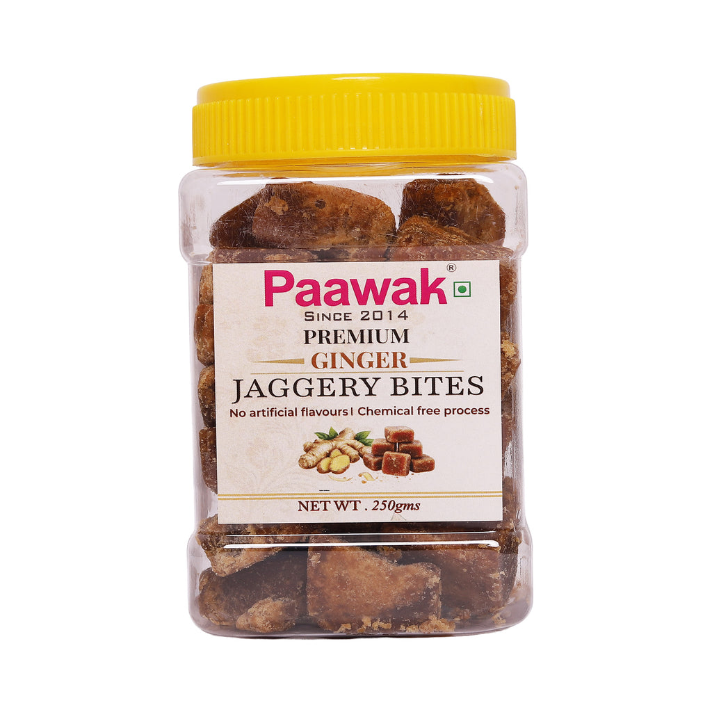 Paawak Premium Ginger Jaggery Bites (250 gm)