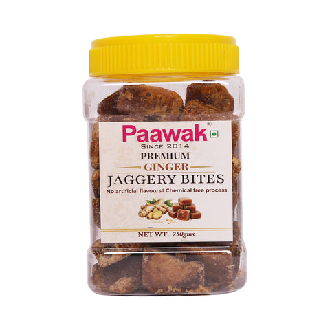 Paawak Premium Ginger Jaggery Bites (250 gm)