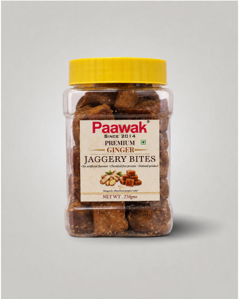 Paawak Ginger Jaggery Bites (250 gm)
