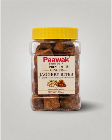 Paawak Ginger Jaggery Bites (250 gm)